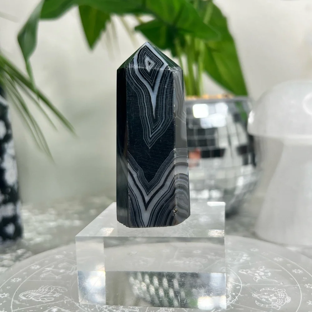 Black Sardonyx Tower- BST03 - Picture 1 of 5